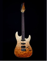 JET Guitars JS-45 Elite Quilt Top Electric Guitar HSS RW Fireburst