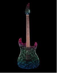 JET Guitars JS-50 Elite Custom Painted Top Electric Guitar HH RW