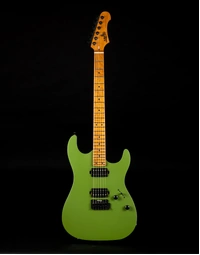 JET Guitars JS-500 Electric Guitar HH Roasted MN Satin Green
