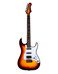 JET Guitars JS-600 Flamed Maple Top Electric Guitar HSS EB Sunburst