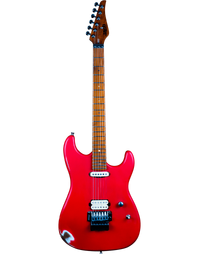 JET Guitars JS-850 FR Relic Electric Guitar HS Roasted MN Red
