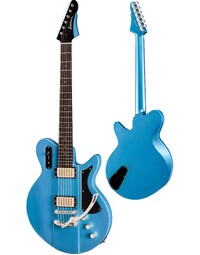 Eastman JULIET-LA Solid Body Electric Guitar w/Bigsby Celestine Blue Truetone Gloss