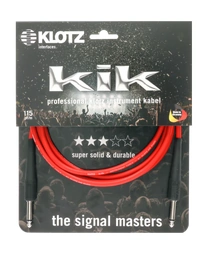 Klotz KIK60PPRT Kik 6m Instrument Cable Red Straight / Straight