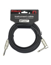Kirlin 20ft 1/4" Guitar Cable Right Angle to Straight