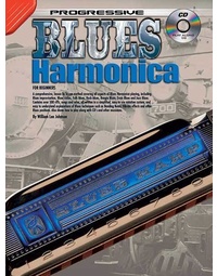 Progressive Blues Harmonica BK/CD 18385