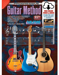 Progressive Guitar Method Tab Book 1 Online Media 69068