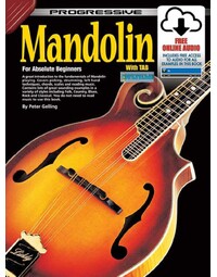 Progressive Mandolin for Beginners Book w/ Online Video & Audio