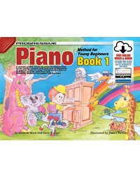 Progressive Young Beginner Piano Book 1 w/ Online Video & Audio