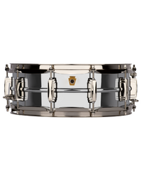 Ludwig LB400BN Super Ludwig Chrome Over Brass 14 x 5" Snare Drum w/ Black Nickel Hardware