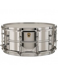 Ludwig LB402BT Super Ludwig Chrome Plated Brass 14 x 6.5" Snare Drum - Smooth Shell