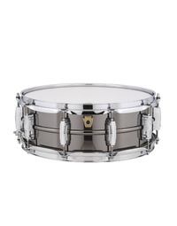 LUDWIG LB416 BLACK BEAUTY SNARE DRUM BRASS - 14 x 5" Smooth Shell, Imperial Lugs