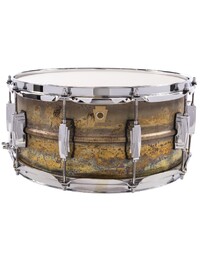 Ludwig LB464R Raw Brass Phonic 14 x 6.5" Snare Drum - Imperial Lugs