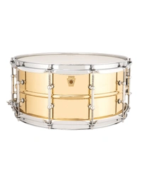 Ludwig LB552T Bronze Phonic 14" x 6.5" Snare Drum Smooth Polished w/Tube Lugs