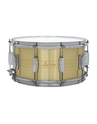 LUDWIG LBR0714 HEIRLOOM ETCHED BRASS SNARE DRUM - 14" x 7"