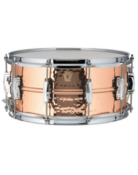 Ludwig LC662K Copper Phonic 14 x 6.5" Snare Drum - Hammered Shell