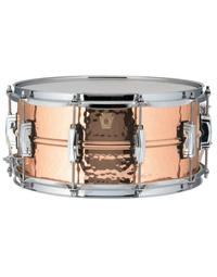 Ludwig LC662K Copper Phonic 14 x 6.5" Snare Drum - Hammered Shell