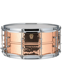 Ludwig LC662KT Copper Phonic 14 x 6.5" Snare Drum - Hammered Shell, Tube Lugs