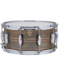 Ludwig LC663 Copper Phonic 14 x 6.5" Snare Drum - Raw Shell, Imperial Lugs