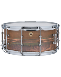 Ludwig LC663T Copper Phonic 14 x 6.5" Snare Drum - Raw Shell, Tube Lugs