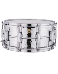 Ludwig LM402K Supraphonic Chrome Aluminium 14 x 6.5" Snare Drum - Hammered Shell, Imperial Lugs