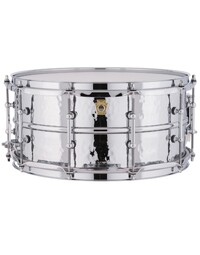Ludwig LM402KT Supraphonic Chrome Aluminium 14 x 6.5" Snare Drum - Hammered Shell, Tube Lugs