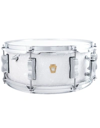 Ludwig LS9080P Jazz Fest 14 x 5.5" Mahogany Snare Drum - White Marine Pearl