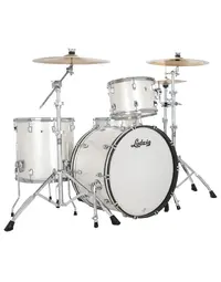 Ludwig LN34233TXAG Neusonic Maple/Cherry FAB 3-Piece 22" Shell Pack Silver Silk