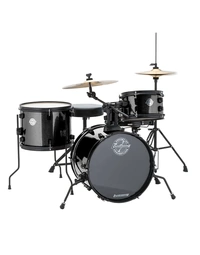 Ludwig LC178X016DIR Questlove The Pocket Kit Poplar 4-Piece 16" Drum Kit Black Sparkle