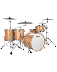 Ludwig LCO5124NDIR Continental 5 Piece Shell Pack - 22" 1Up 2Down - Natural Maple Lacquer