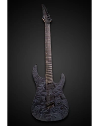 Legator N6FSS Ninja Super Shred 6 String Multi-Scale Quilted Maple Black
