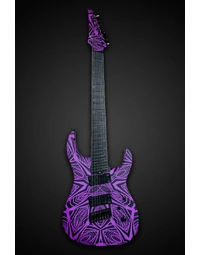 Legator N7F-INK Ninja Super Shred 7-String Multi-Scale Electric Guitar Ilya Purple