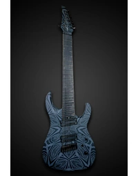 Legator N8F-INK Ninja Super Shred 8-String Multi-Scale Electric Guitar Ilya Black