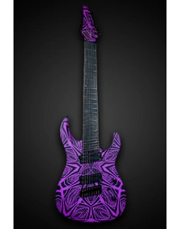 Legator N8F-INK Ninja Super Shred 8-String Multi-Scale Electric Guitar Ilya Purple
