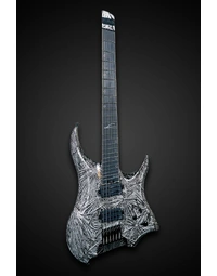 Legator R6F Revenant 6-String Multi-Scale Headless Electric Guitar Black Ice