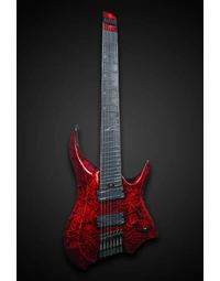 Legator R7F Revenant 7-String Multi-Scale Headless Electric Guitar Bloody Mary