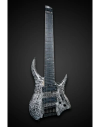 Legator R8F Revenant 8-String Multi-Scale Headless Electric Guitar Black Ice