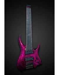 Legator R8F Revenant 8-String Multi-Scale Headless Electric Guitar Purple Rain