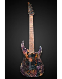 Legator X7F Ninja 7-String Multi-Scale Electric Guitar Coral