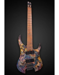 Legator XG7F Ghost 7-String Multi-Scale Headless Electric Guitar Coral