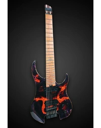 Legator XG7F Ghost 7-String Multi-Scale Headless Electric Guitar Magma