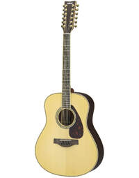 Yamaha LL16-12 ARE Solid Engelmann / Rosewood 12-String Dreadnought Acoustic Guitar w/ Pickup Natural