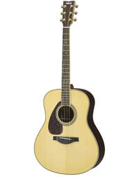 Yamaha LL16L ARE Solid Engelmann / Rosewood Left-Handed Dreadnought Acoustic Guitar w/ Pickup Natural