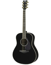 Yamaha LL16D ARE Solid Engelmann / Rosewood Dreadnought Acoustic Guitar w/ Pickup Black