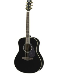 Yamaha LL6 ARE Solid Top Dreadnought Acoustic w/Pickup Black
