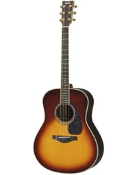 Yamaha LL6 ARE Solid Top Dreadnought Acoustic w/Pickup Brown Sunburst