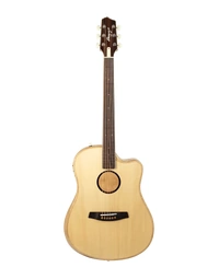 Baggs AEG-1 Solid Sitka Spruce / Rosewood w/ Poplar Ply Sides Thinline Dreadnought Acoustic Guitar w/ Pickup Natural