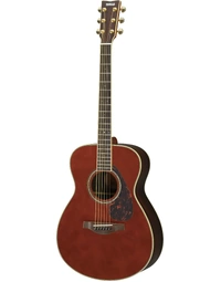 Yamaha LS6 ARE DT Solid Top Concert Acoustic w/ Pickup Dark Tinted