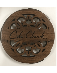 Cole Clark Lutehole FL / LL Carved Walnut Soundhole Suppressor