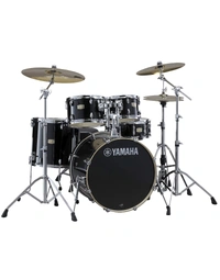 Yamaha SBP0F5RB Stage Custom Fusion Birch 5-Piece Drum Kit Raven Black
