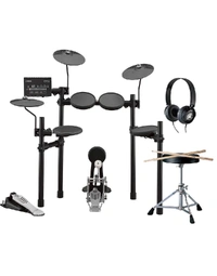 Yamaha DTX452K Electronic Drum Kit w/ Headphones, Drum Stool, Pedal & Sticks